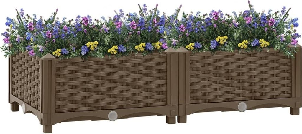 The Living Store Hochbeet 80x40x23 cm Polypropylen