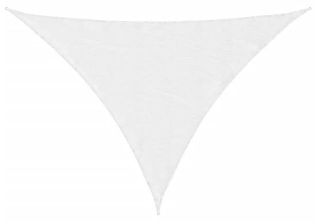 Schaduwdoek - 3x4x5m - Wasserfest - Weiß - Oxford-Stoff mit PolyurethanBeschichtung - UV-beständig - Sonnenschirm für Garten, Terrasse und Balkon