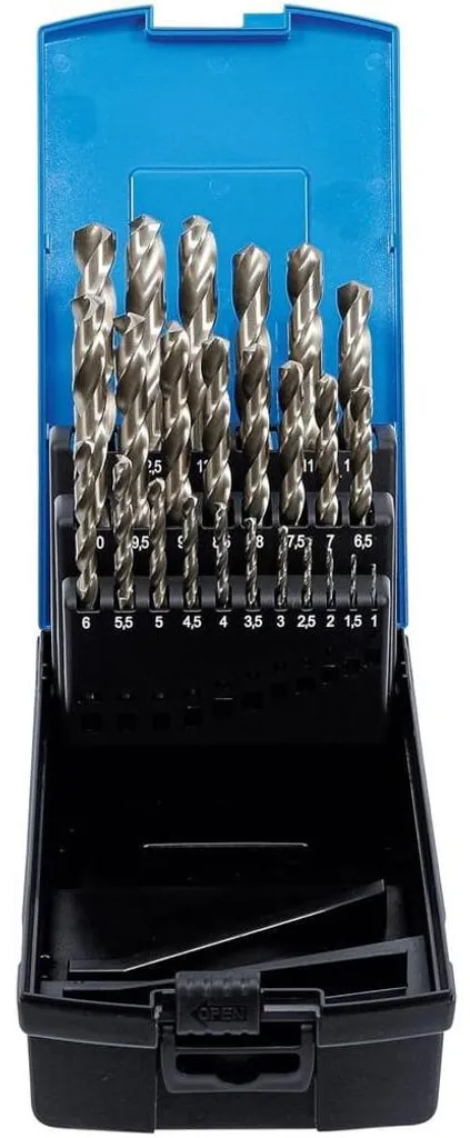 Forets HSS Haute Précision 1-13 mm D-Work - 25 Mèches Acier Durable