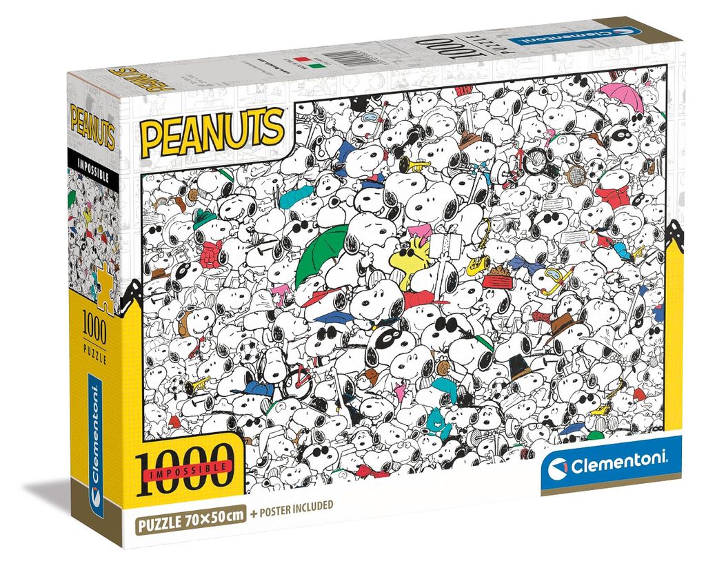 Clementoni 39804 - 1000 Teile Puzzle Impossible Peanuts Obrázek produktu 