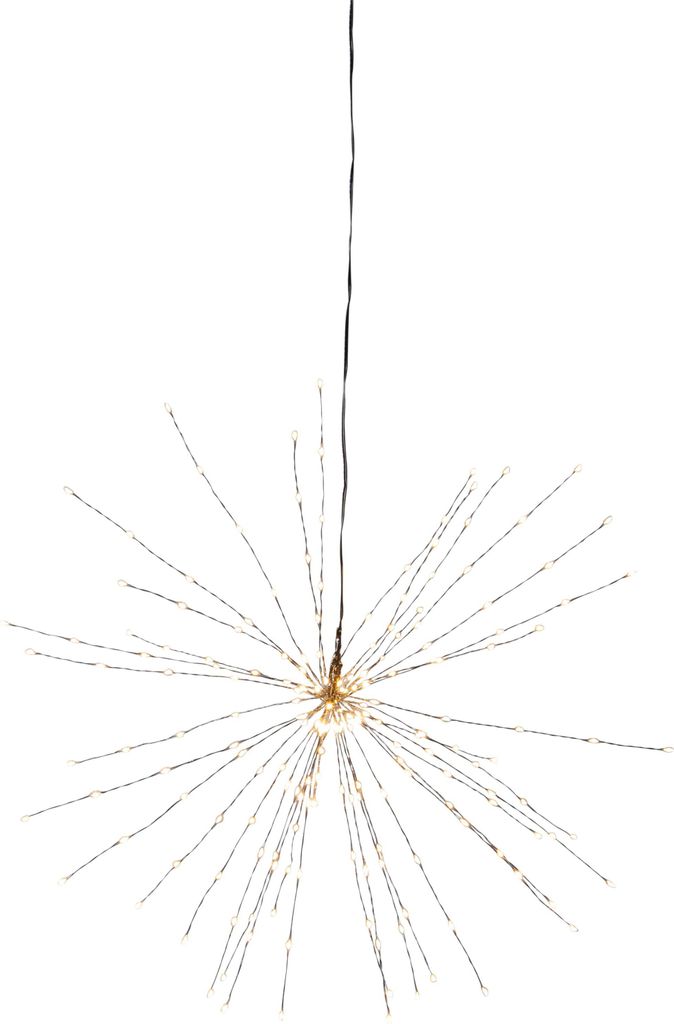 3D-LED-Hängestern 'Firework', schwarz, 200 LED