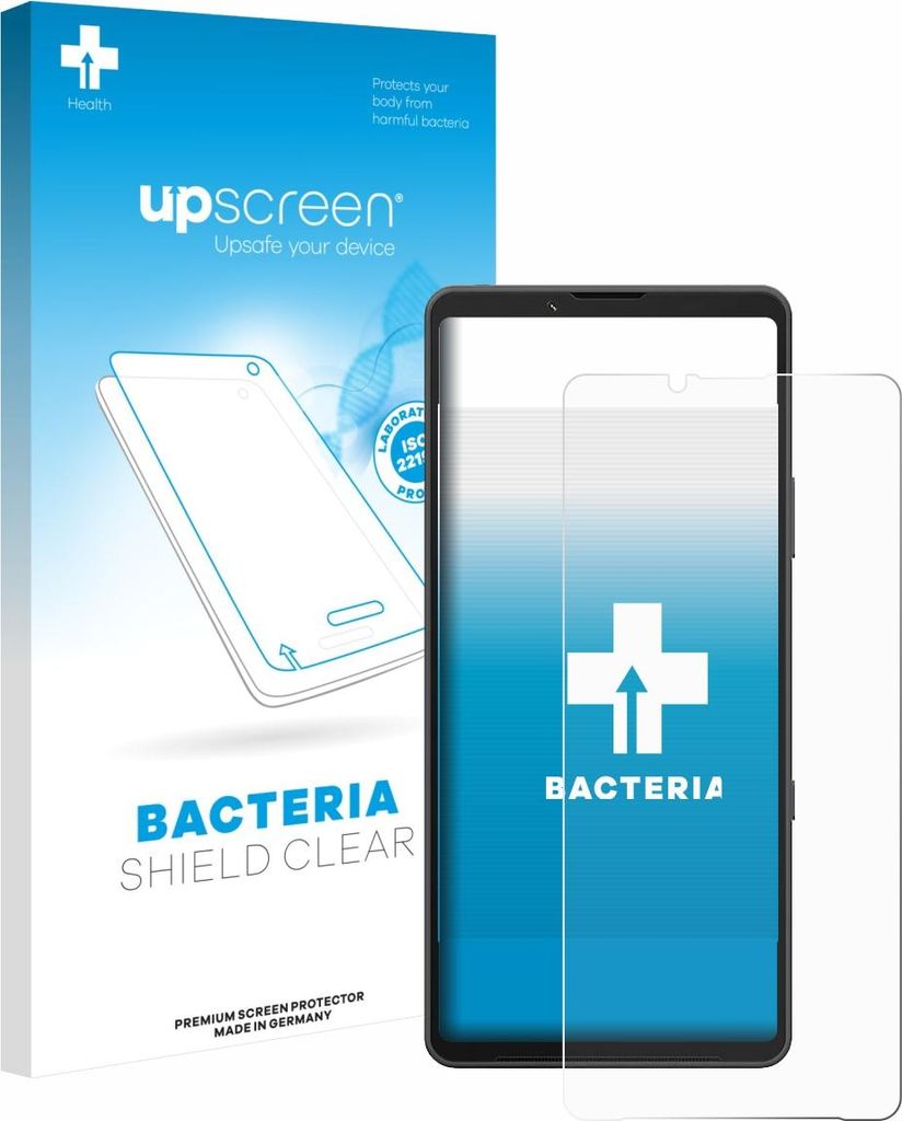 upscreen Schutzfolie für Sony Xperia 10 VII (case-friendly) Displayschutz Displayschutzfolie Folie Klar antibakteriell