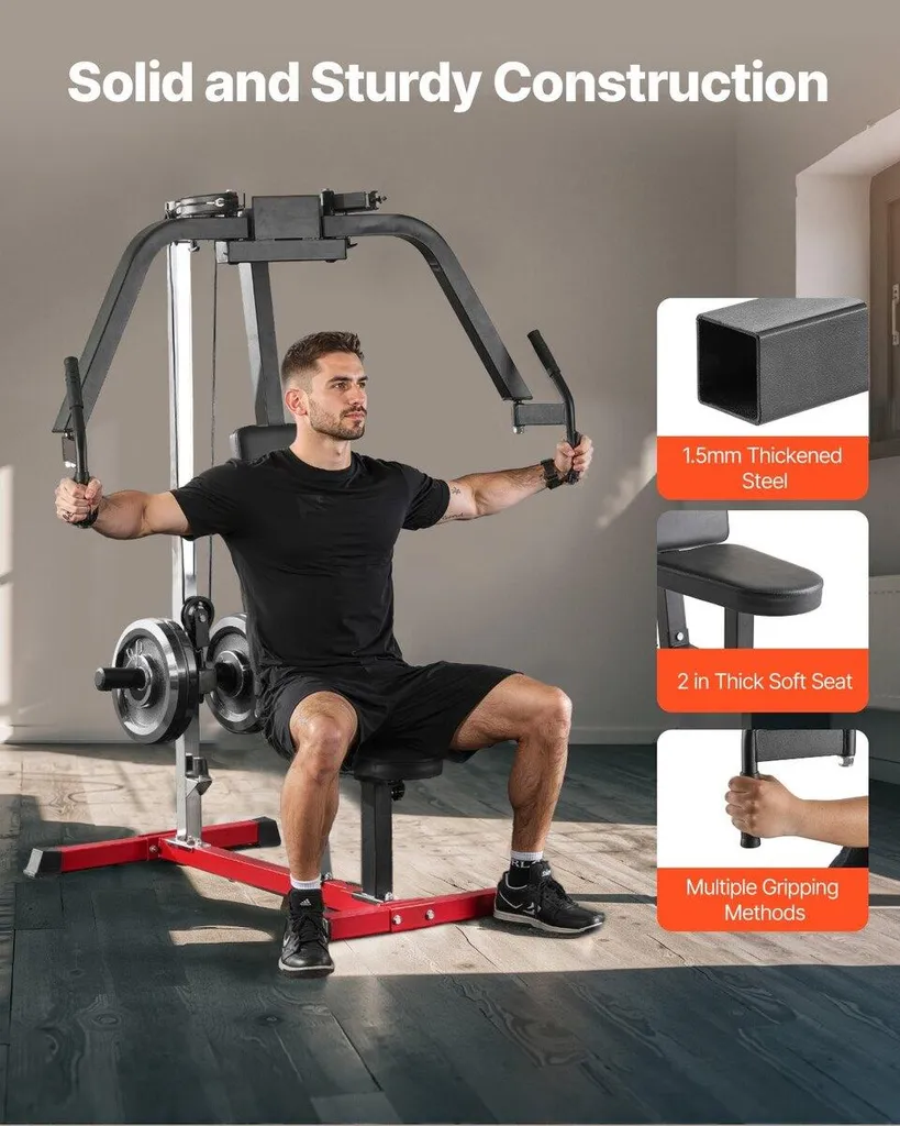 Machine Pec Deck et Reverse Fly Réglable - Équipement Haut du Corps - 5