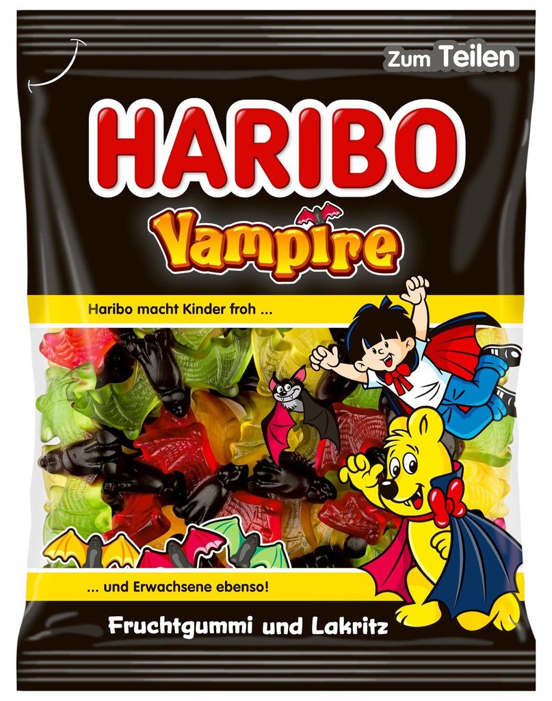 Haribo Vampire, Weiche Süßigkeiten, 175 g, Fruits, Produktbild 