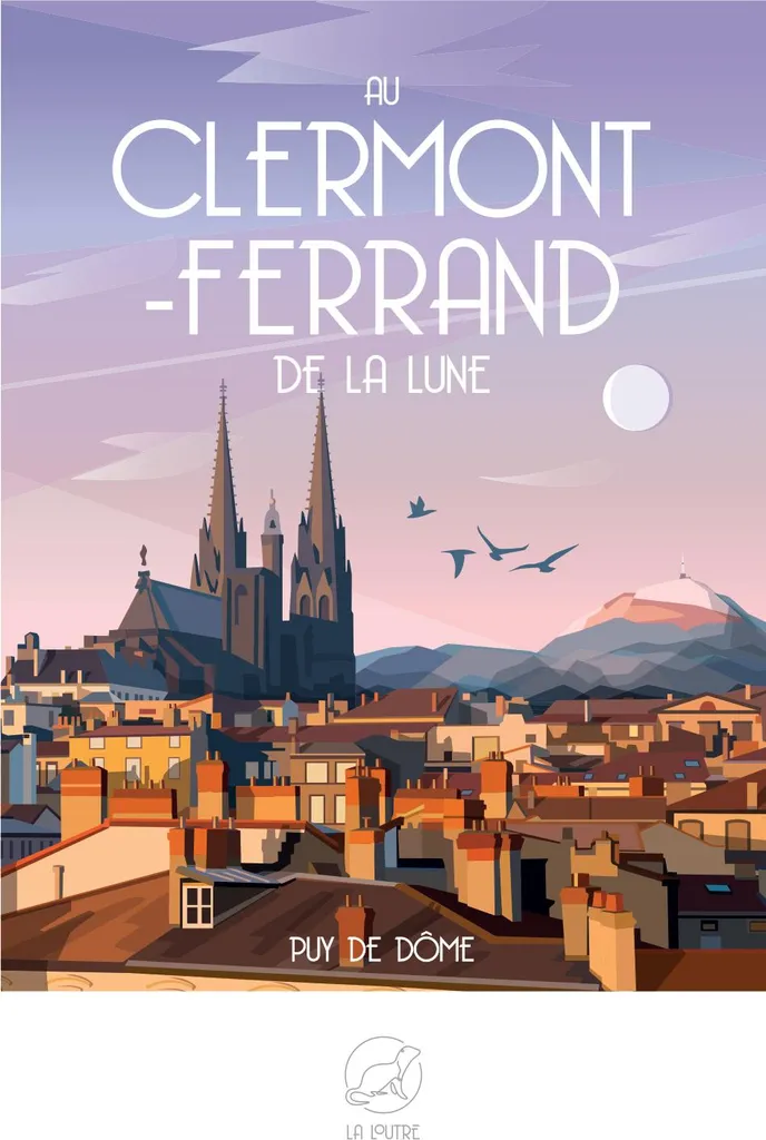 Puzzle CLERMONT-FERRAND Lune 1000 pièces par La Loutre pour adultes