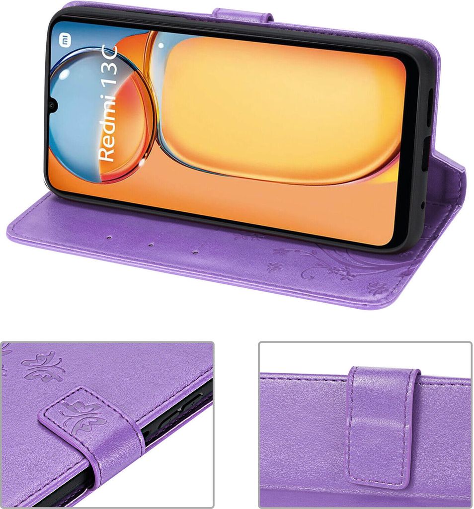 Hülle Xiaomi Redmi 13C /Poco C65, Handy Tasche Handyhülle Produktbild 6