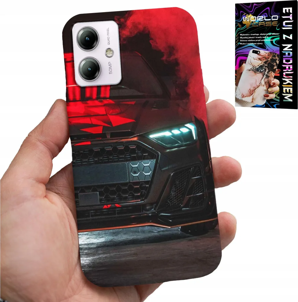 Cover Moto G54 5G Racing Style - Protezione Vetro 9H e TPU