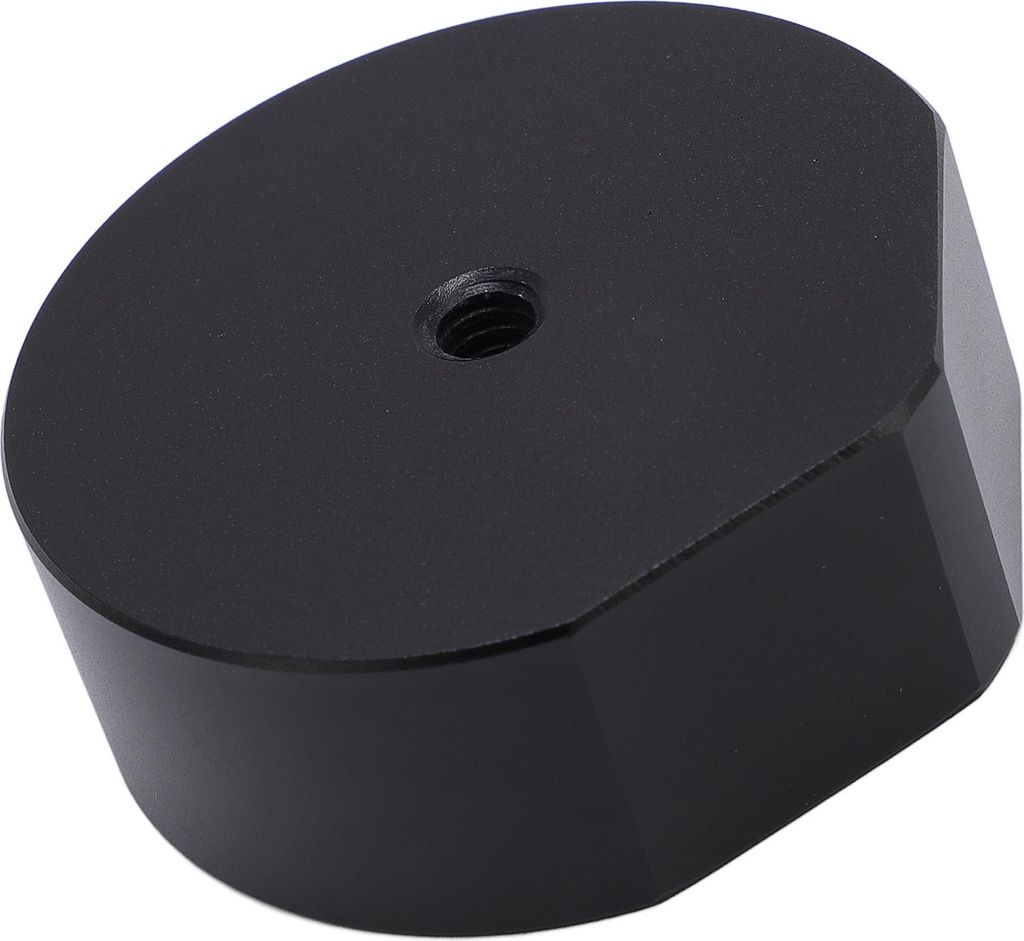 Satelliten-Stativ-Montageadapter, universelle Aluminiumlegierung, 1/4-Zoll-Gewinde, Konvertierung für rechteckige Schüssel, Schwarz