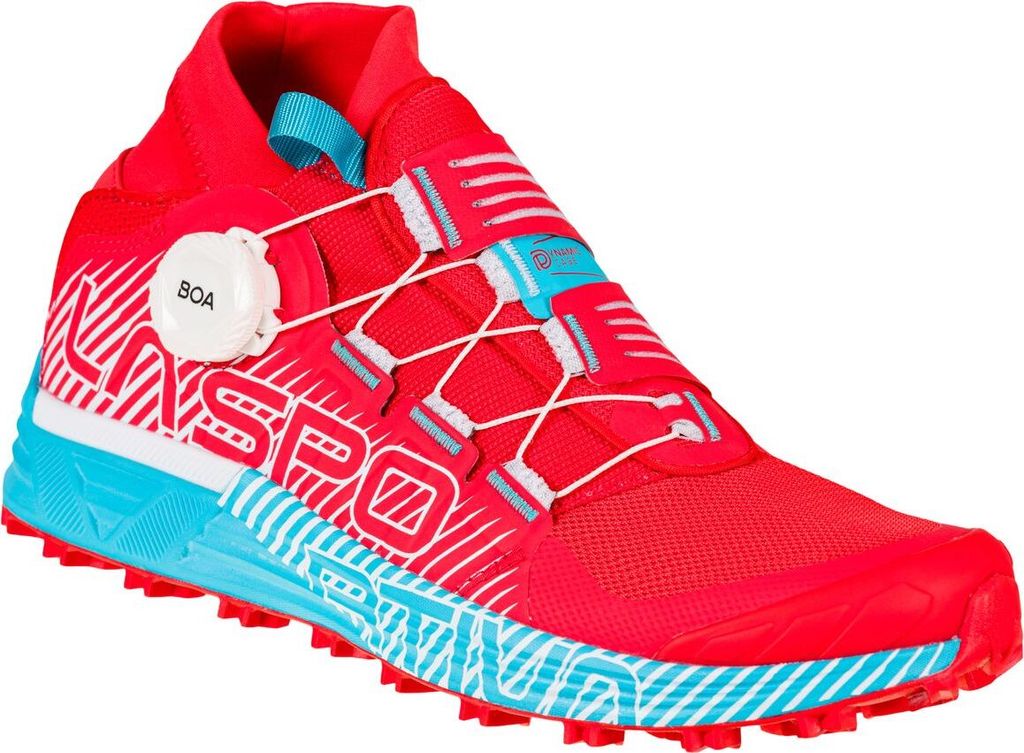 Cyklon Woman, La Sportiva Mountain Running Footwear, 39.5, Hibiscus/Malibu Blue (Pink) - La Sportiva