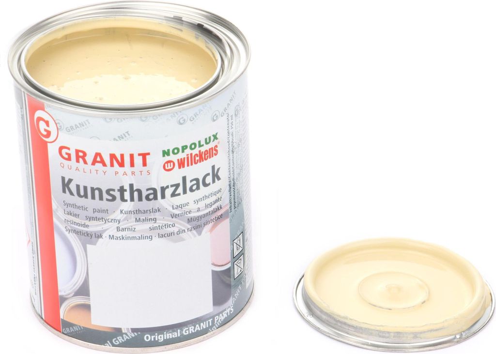 Lacklack Elfenbein RAL 1014 NOPOLUX WILCKENS GRANIT 2,5 l Kanister