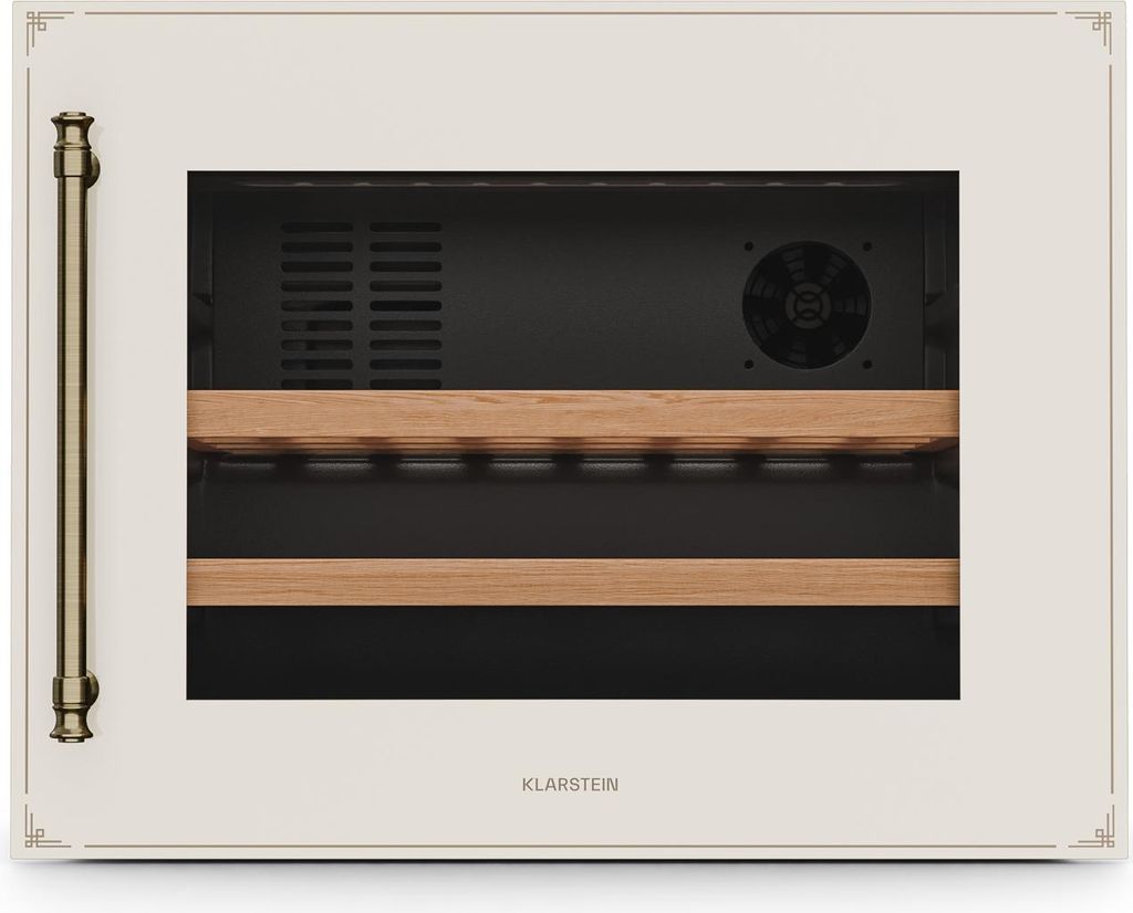 Klarstein Vinsider Victoria 28 Weinkühlschrank – 28 Flaschen, 1 Zone, 5–20°C, Touch-Bedienung, LED, Vibrations- und UV-Schutz, einbaufertig, ...