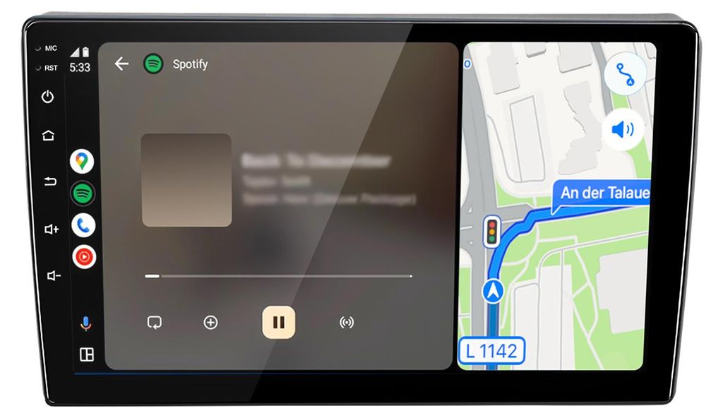 Radio compatible avec VW Polo 9N 2004-2010 Carplay Android Image du produit 