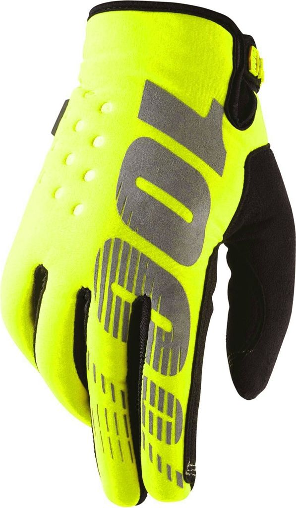 100% Unisex Handschuhe Brisker , gelb, XXL