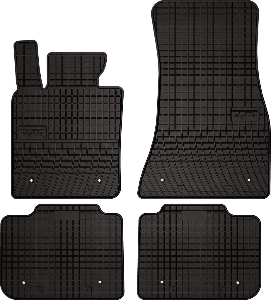Tappetini Gomma BMW 6 G32 GT 2017+ | Set 4 Pezzi con Fissaggi