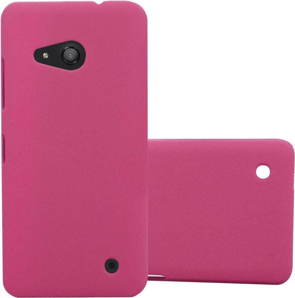 Cadorabo Schutzhülle für Nokia Lumia 550 Hülle in Pink Etui Hard Case Handyhülle Cover