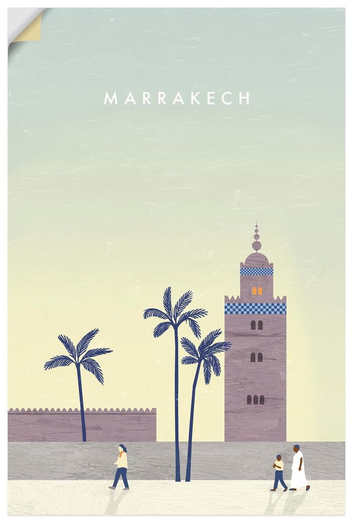ARTland Wandbild, selbstklebend Marrakech Größe: 60x90 cm
