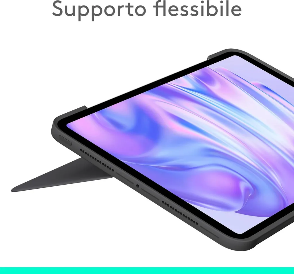 Coque clavier Logitech Combo Touch pour iPad Pro 11 pouces graphite - 2