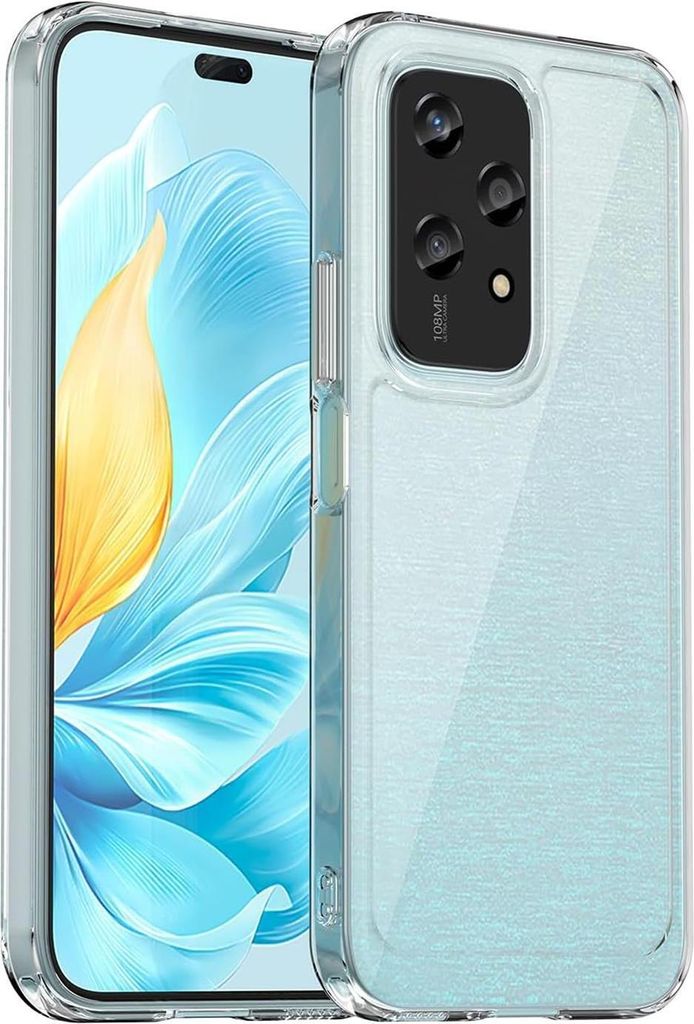 Conie Silikon Schutzhülle für Honor 200 Lite Tasche klar Case Cover Bumper Hülle durchsichtig in transparent