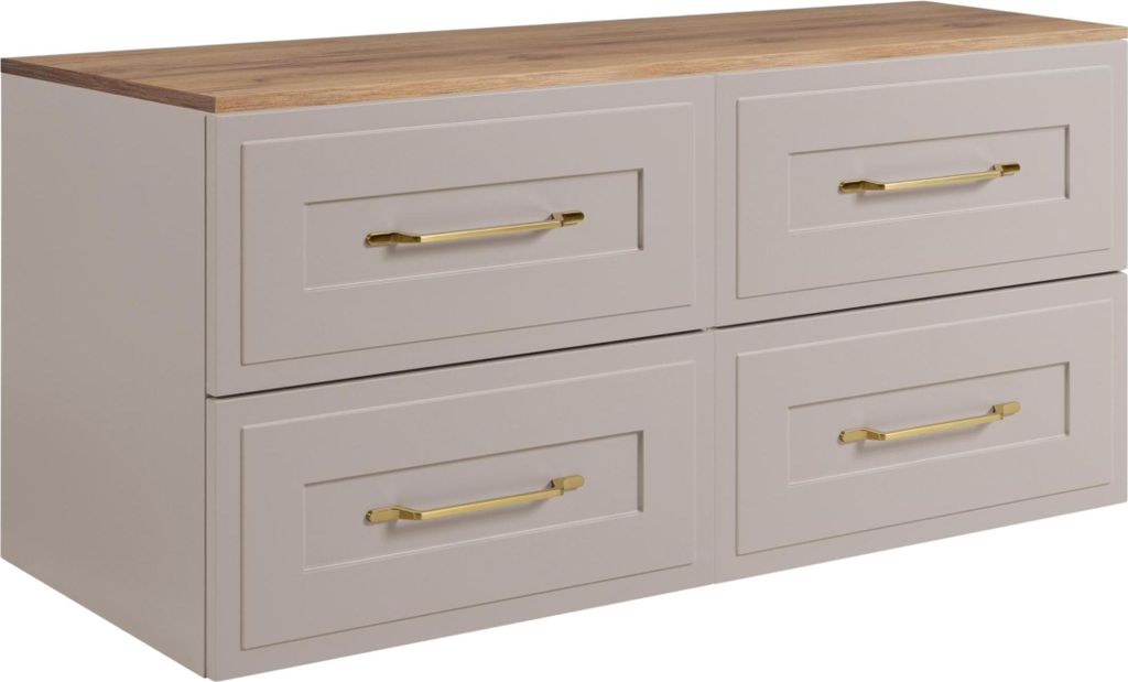 RODAN | Mobile da bagno 120 cm - Cashmere, Marrone - Immagine del prodotto 