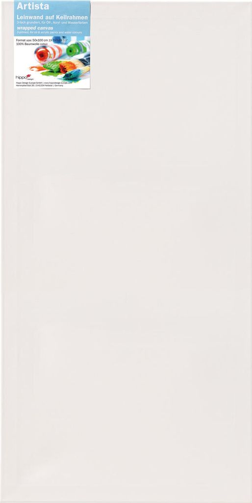 walther design Leinwand 1,5X3,5 cm 50X100 cm HDCVS015