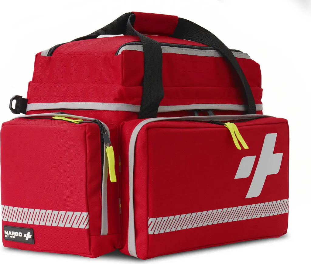 Sac médical 39L Marbo rouge - Rangez enfin tout votre matériel de soin