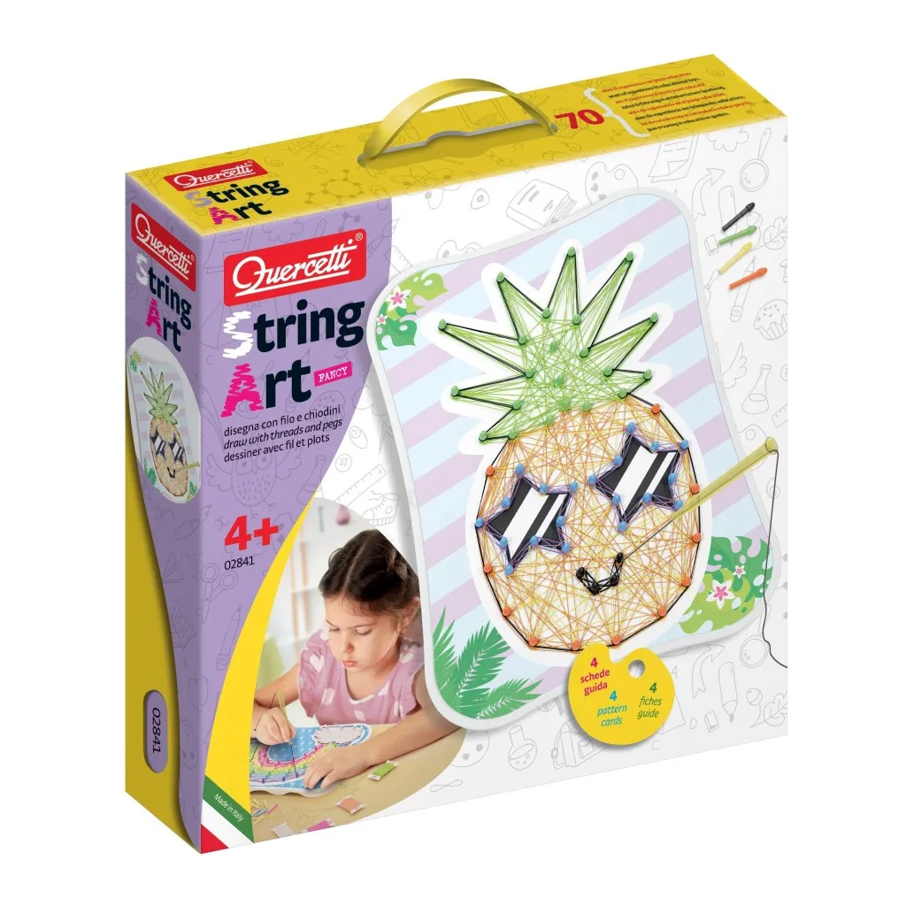 Activité Manuelle Enfant String Art Fancy Quercetti Dessin au Fil