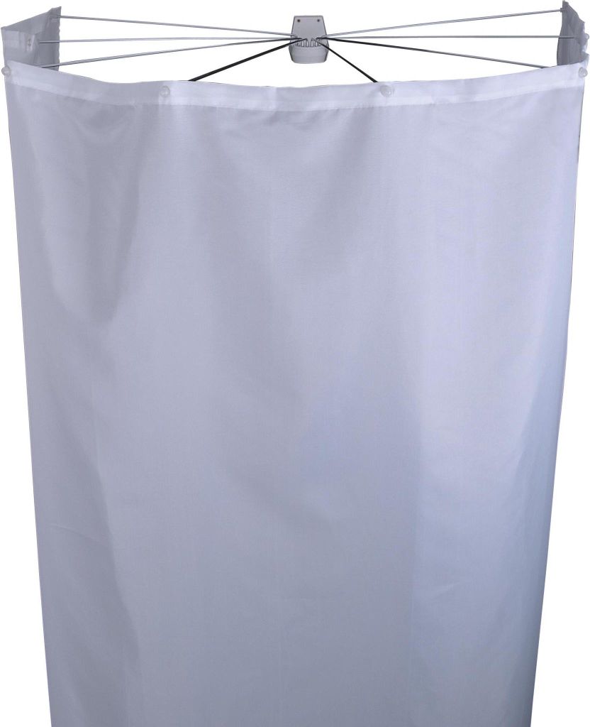 Ridder Ersatzduschvorhang Textil Ombrella 210x180 cm weiß Produktbild 