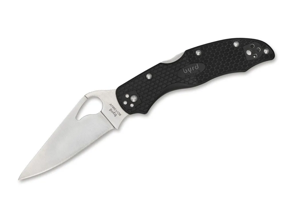 Couteau Byrd by Spyderco Harrier 2 Léger : pliant de poche EDC noir