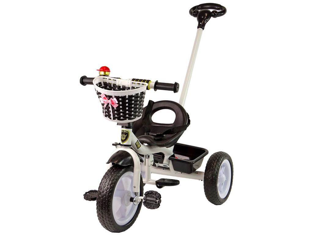 LEAN Trike Dreirad PRO100 Schwarzer Korb EVA-Räder Produktbild 