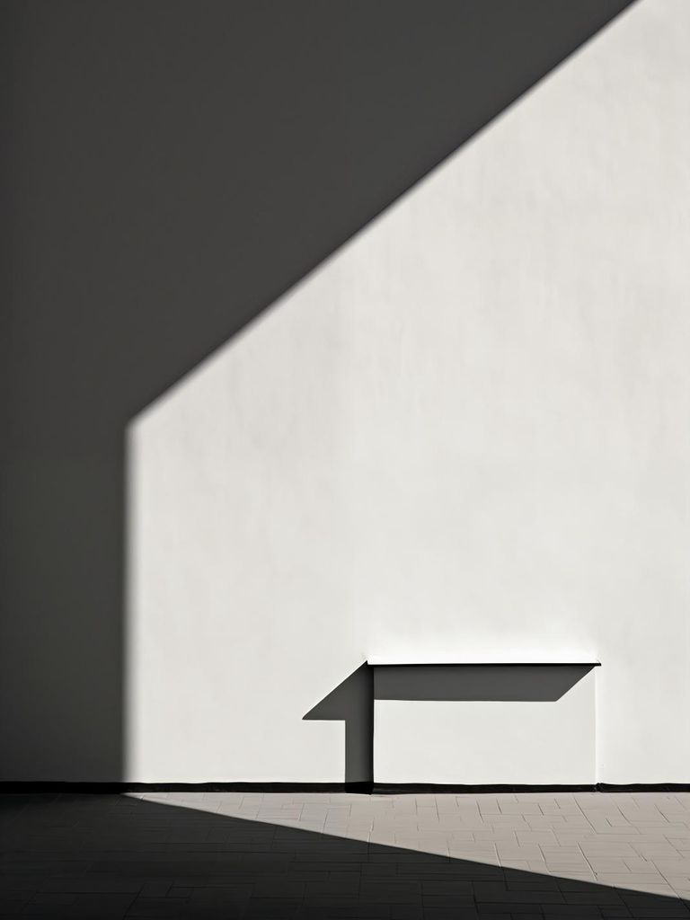 Poster 30x40cm Kontrast von Licht und Schatten