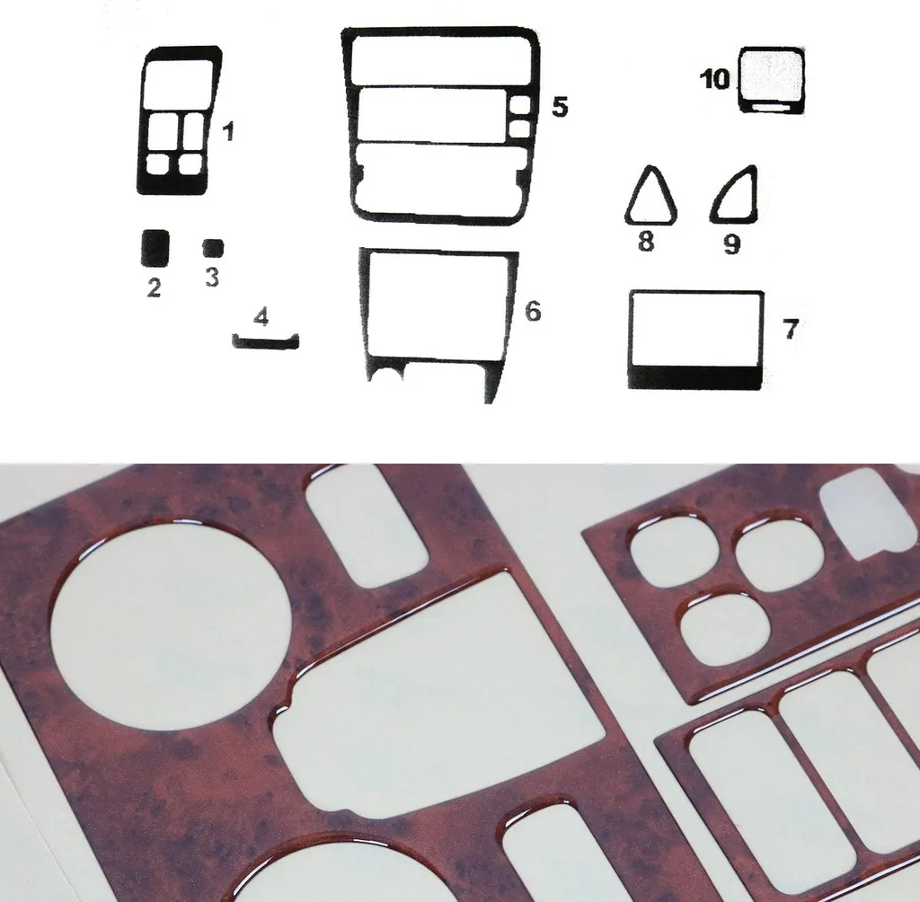 Kit Interni in Radica Toyota Corolla 1991-1997 | 10 Pezzi Alta Qualità