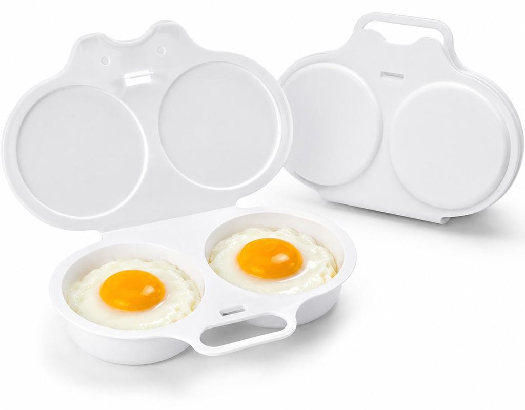 Mikrowellen Eierkocher 2er Set, Eierkocher für Mikrowelle Produktbild 