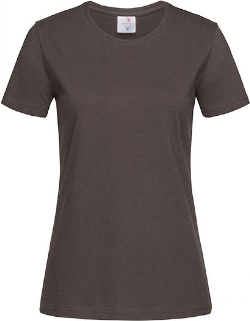 Stedman ST2600 | Classic Ladies Damen T-Shirt - Farbe: Dark Chocolate - Größe: XL