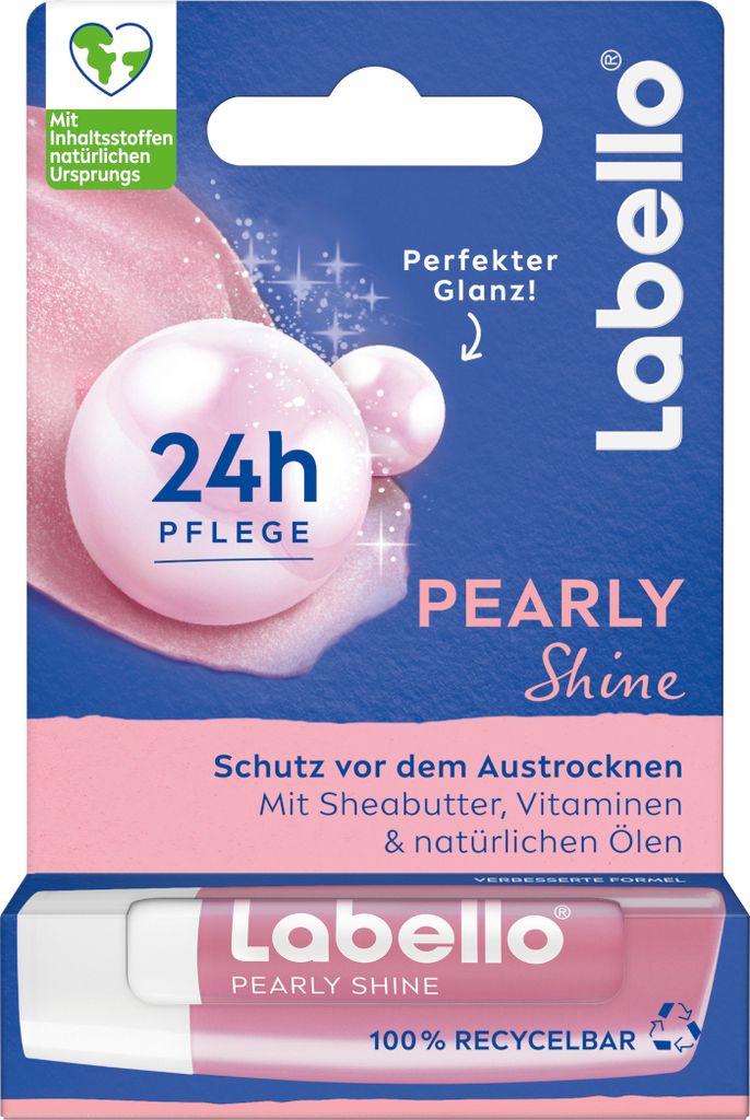 Labello Pearl and Shine Lippenpflege mit natürlichen Ölen Produktbild 