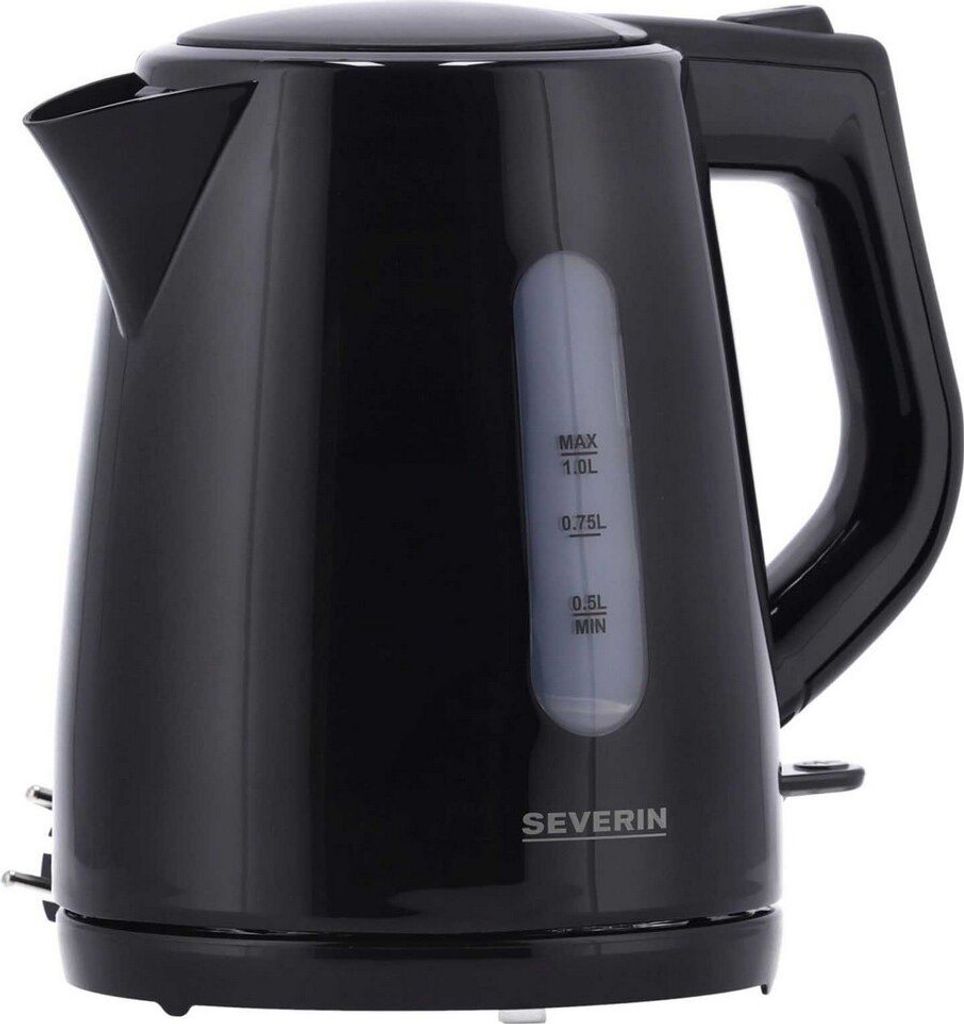 Severin WK 3410 Wasserkocher schnurlos Schwarz (3410-000) Obrázok produktu 