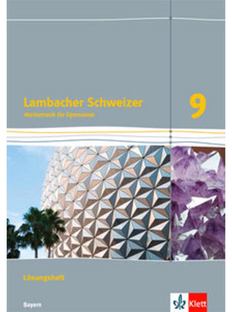 Lambacher Schweizer Mathematik 9. Lösungen Klasse 9. Produktbild 