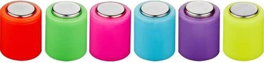 Magnet Power Zylinder 14x19mm VE=50 Stück Leuchtfarben sortiert