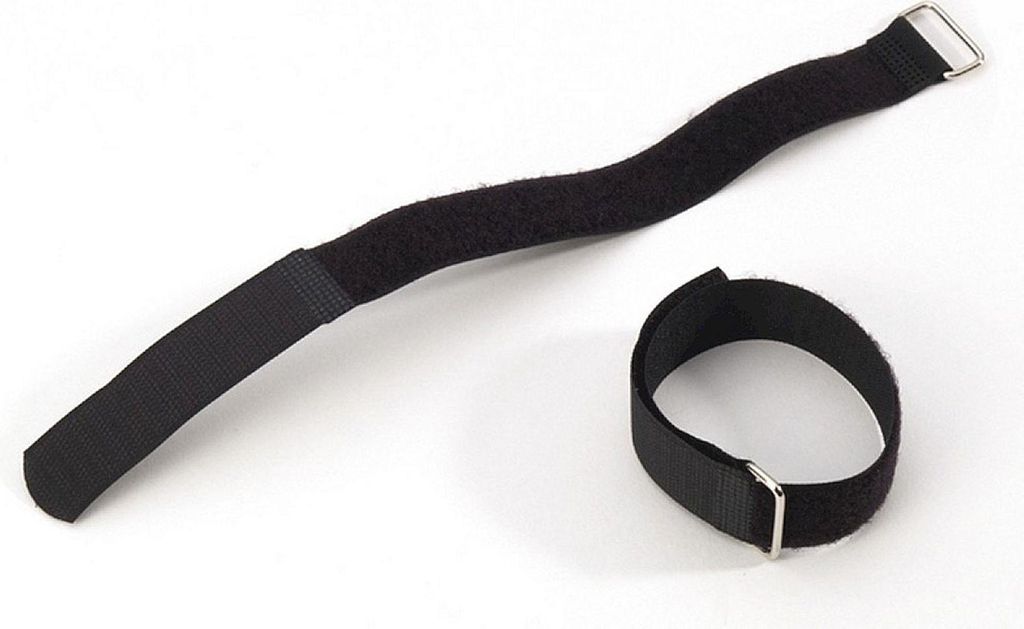 Adam Hall Accessories VR 5080 BLK - Klett Kabelbinder 800x50mm schwarz