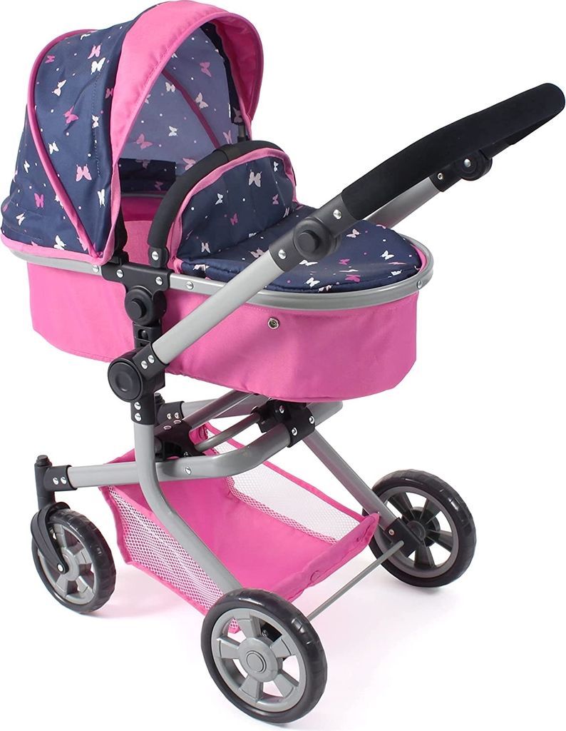 Bayer Chic 2000 Kombi-Puppenwagen Mika | 2in1 Buggy & Produktbild 