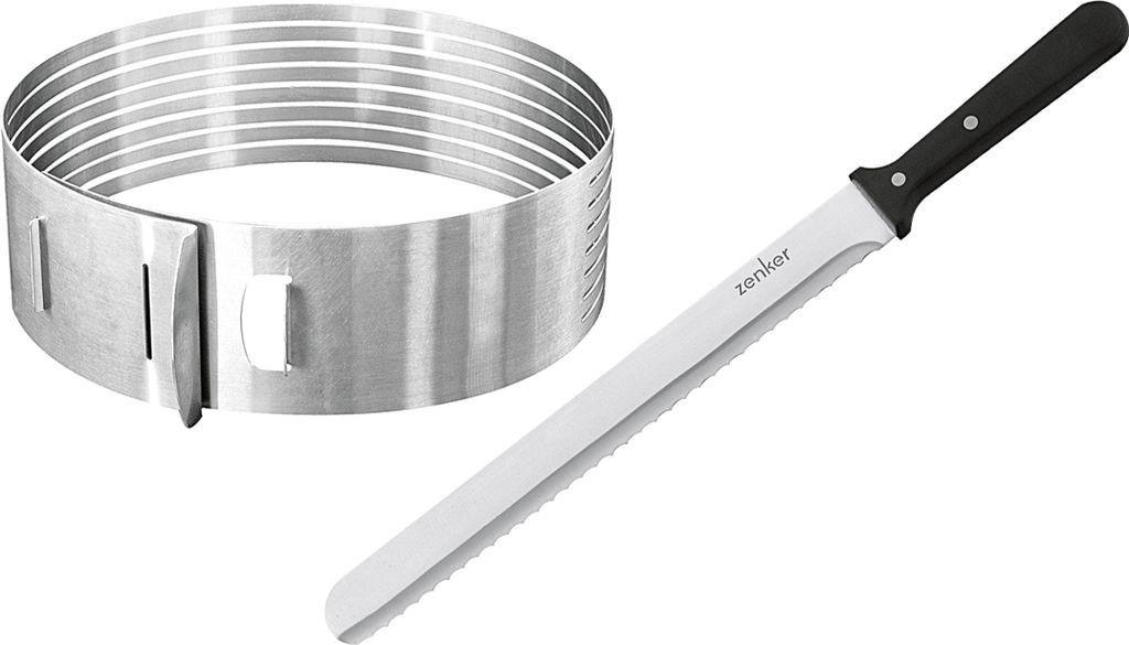 Zenker Aide à la découpe des fonds de tarte pour jusqu'à 8 Image du produit 