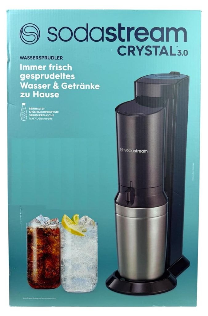 SodaStream Wassersprudler Crystal Vorteilspack inkl