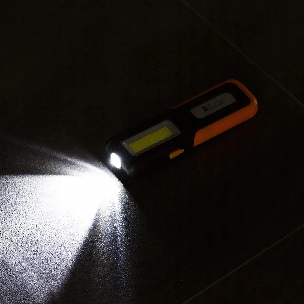 Baladeuse de chantier LED rechargeable Libox LB0190 avec aimant