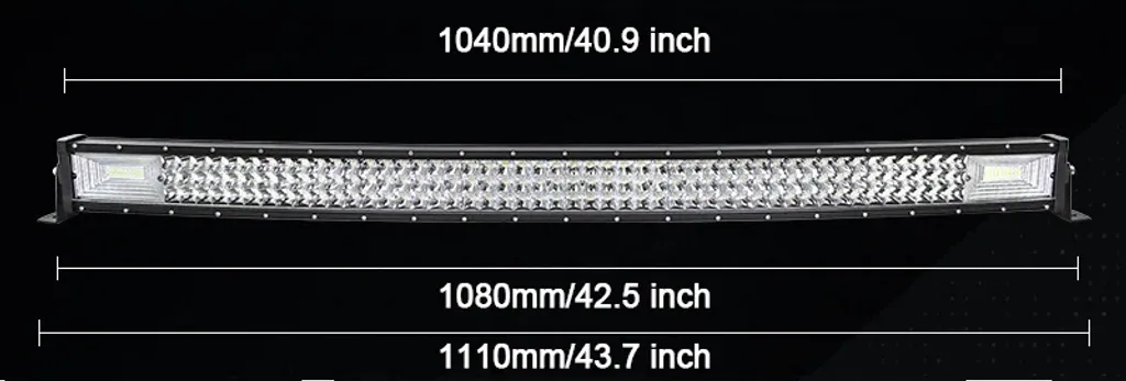 Bande LED 540W Incurvée IP67 : Solution Éclairage Puissant Sans Fil