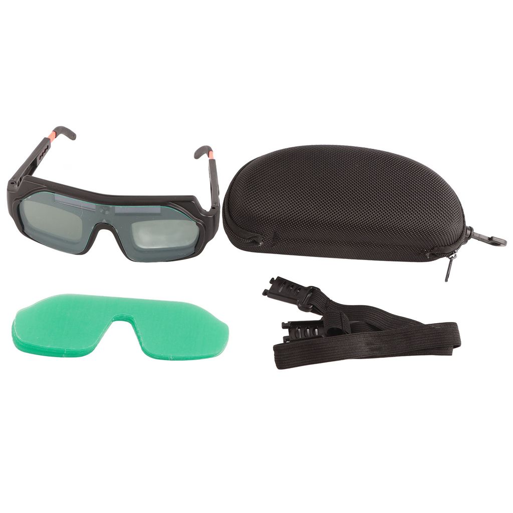 Auto Darkening Welding Goggle,Solar Auto Darkening Welding Goggle,Safety Protective Welding Glasses,Welder Safety Eye Protection PC Glasses,Welding...