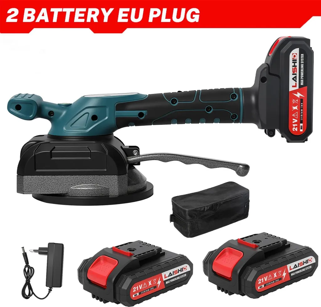 Ventouse électrique pour carrelage kit complet bleu et 5 vitesses pro - 2
