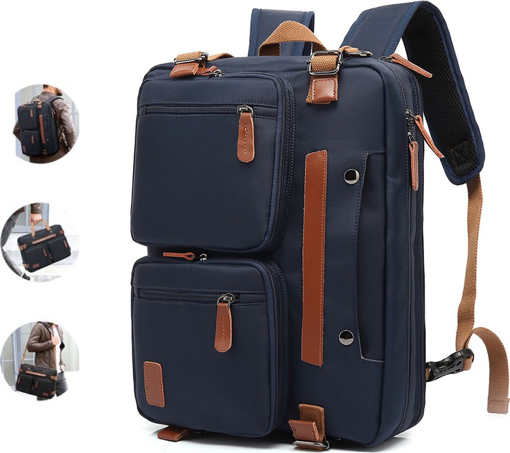 Business Arbeit Rucksäcke Herren, Laptop Rucksack, Reisen Rucksack,Wasserdichter Kratzfest Travel Laptop Backpack für Herren Damen Outdoor, blau,...