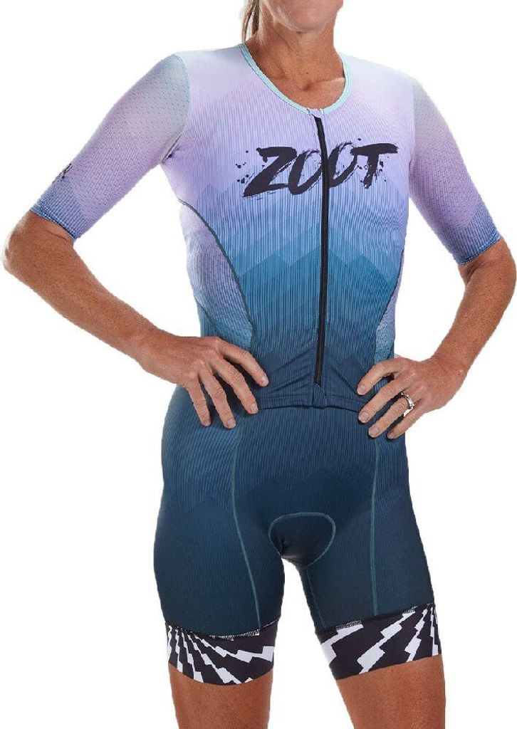 Zoot Ltd Tri Aero Fz Kurzarm-trisuit Rot,Orange XL Frau Rot,Orange XL
