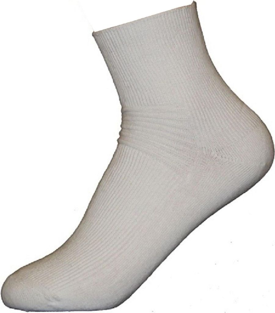 Tobeni 8 Paar Wellness Socken Kurz für Damen mit hohem Baumwollanteil, Farbe:Weiss, Grösse:39-42