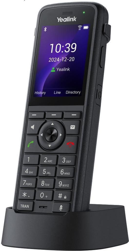 Yealink AX86R, IP-Mobiltelefon, Schwarz, Kabelloses Produktbild 