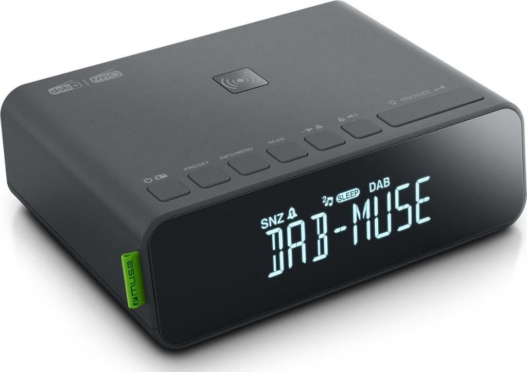 Muse M-175DBI, Tragbar, DAB, DAB+, FM, PLL, LCD, Schwarz, Einfarbig, AC/DC